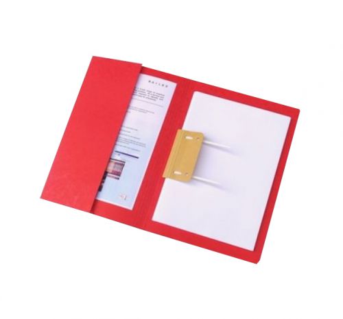 Railex Easifile w/Pocket Foolscap Ruby Pack 25 BOGOF