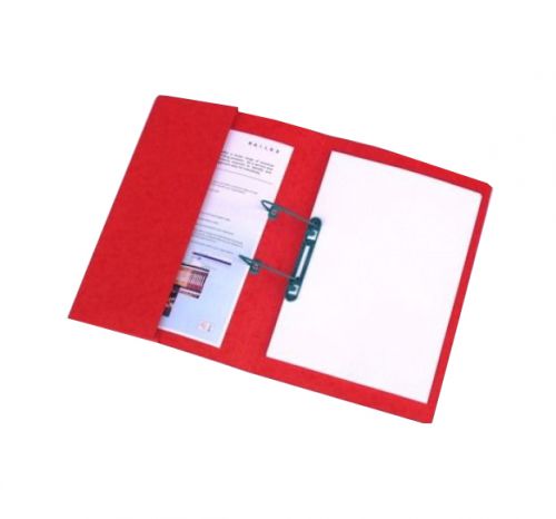 Railex Polifile w/Pocket Foolscap Ruby Pack 25 BOGOF