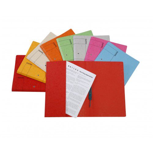Railex Polifile w/Pocket Foolscap Assorted Pack 25 BOGOF