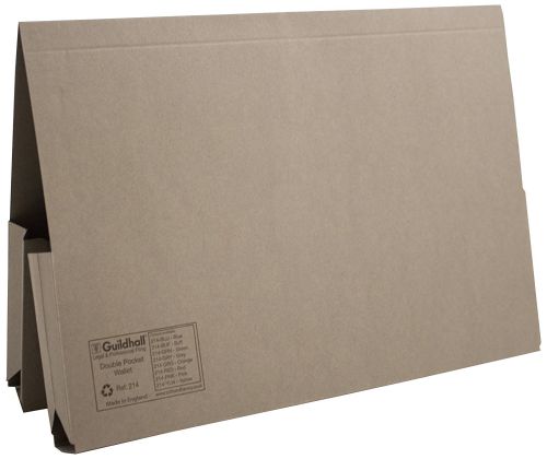 Guildhall FS Double Pocket Manilla Leg Wallet GY PK25 Promo