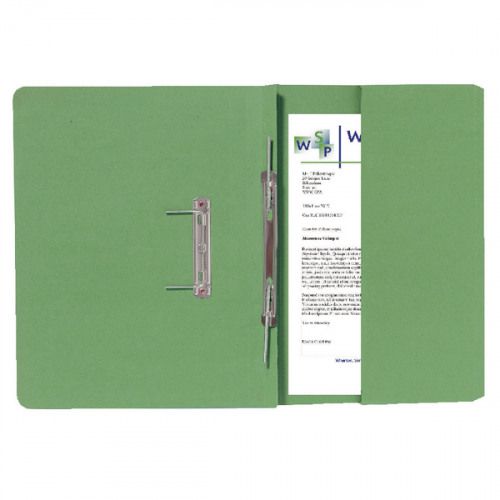 Guildhall Heavyweight Pocket Spiral File FS Green PK25 Promo