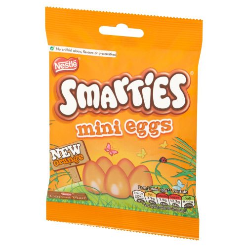 Smarties Orange Mini Eggs 90g Bag