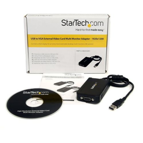 StarTech.com USB to VGA External Video Card Multi Monitor Adapter 1920x1200