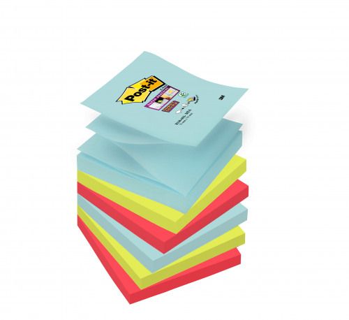 Post-It Super Sticky Z-Notes Miami 76x76mm PK6 3for2 Offer