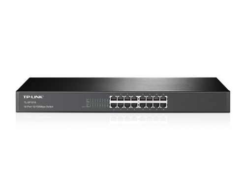 TP Link Unmanaged 16 Port Switch and 1U Ethernet Switches 8TPTLSF1016