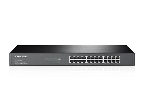 TP Link Unmanaged 24 Port Gigabit Switch and 1U Ethernet Switches 8TPTLSG1024