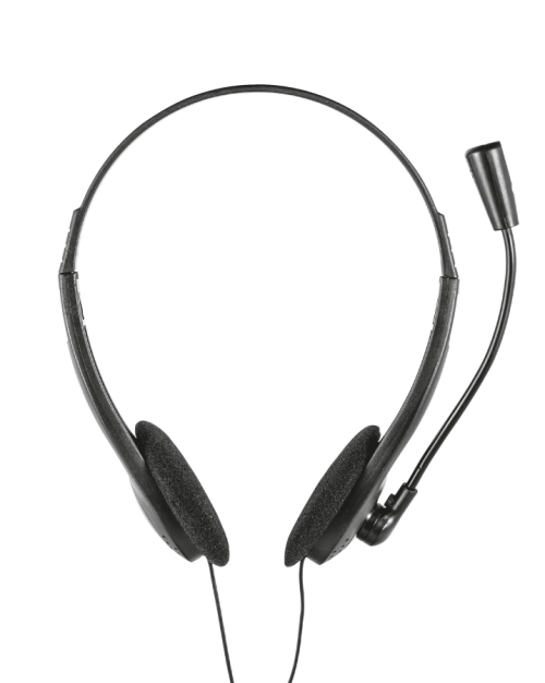 Trust Primo Chat Headset for PC and laptop (Remote inline volume control for speakers) 21665 TRS21665