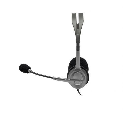 Logitech H111 Binaural Stereo Grey Headset Headsets & Microphones 8LO981000593