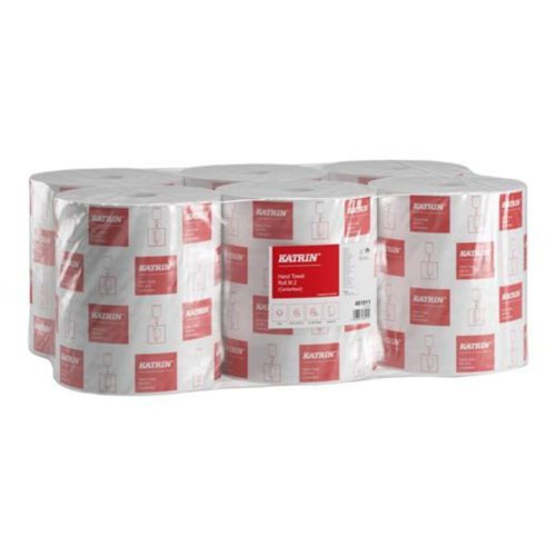 Katrin Classic Hand Towel Roll 2-Ply White (Pack of 6) 481911 KZ48191 Buy online at Office 5Star or contact us Tel 01594 810081 for assistance