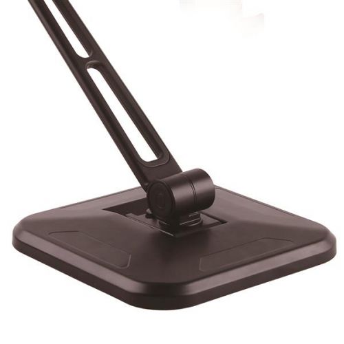 Integrate your iPad or other tablet seamlessly into your workspace, with this universal tablet stand. Move the tablet arm up or down, and rotate the tablet to adjust your viewing position instantly. The tablet stand rests securely on your desk, or you can mount it to a wall, or on the underneath surface of a cabinet or cupboard.
