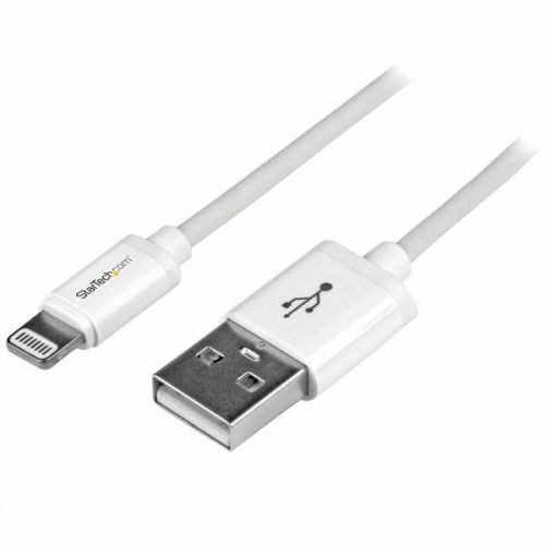 StarTech.com 1m USB to Lightning Apple MFi Certified Charging Cable White  8ST10022555