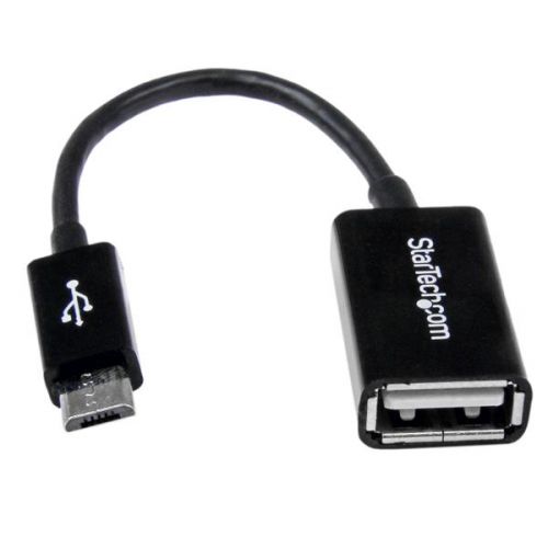 StarTech.com 4 Inch Micro USB to USB OTG Host Adapter Male to Female 8ST10018454 Buy online at Office 5Star or contact us Tel 01594 810081 for assistance