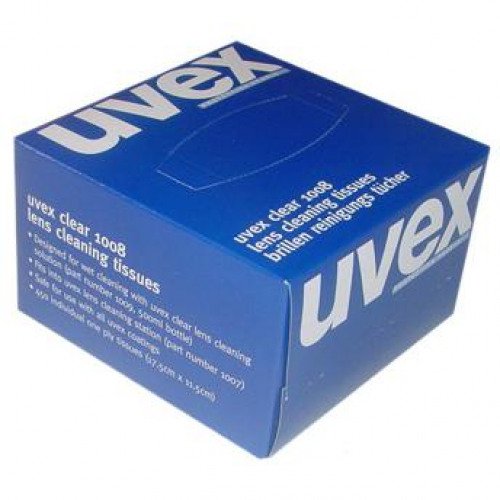 Uvex Cleaning Tissues High Absorbent Non Abrasive Low Lint (Pack 450) - UV9971002