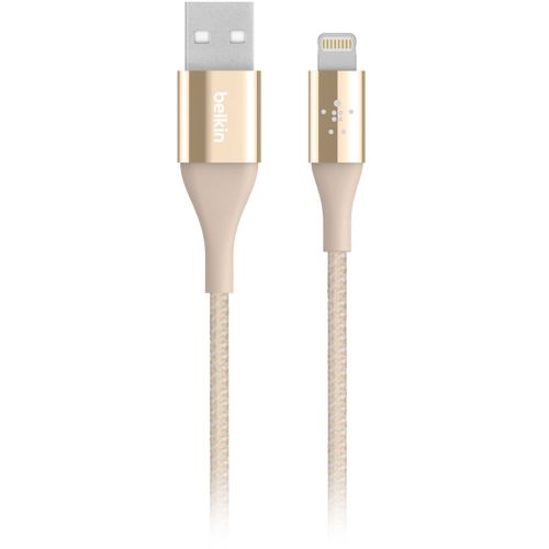 Belkin Lightning Cable Kevlar 4Ft Gold