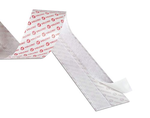 Velcro Sticky Hook and Loop Strip 20mmx1m White - 40261  44990RY