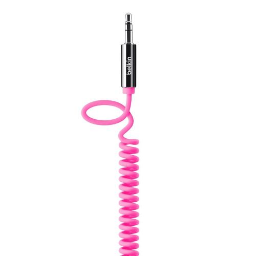 Belkin 3.5mm Coiled Audio Pink