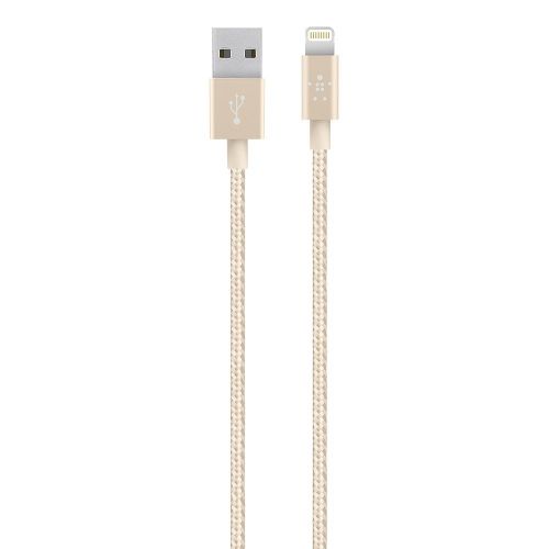 Belkin Braided Lightning Cable Gold