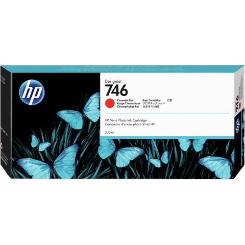 HP 746 Chromatic Red Standard Capacity Ink Cartridge 300ml - P2V81A