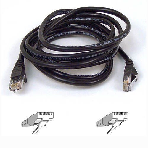 Belkin CAT5e Ptch Cble UTP .5m Blk