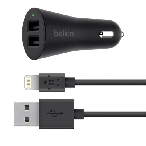 Belkin Dual Car Charger Lightining Cable