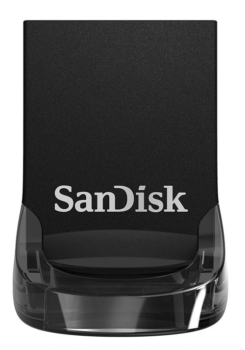 SanDisk Ultra Fit USB3.1 Capless Flash Drive Plug Up to 130Mbs Read Speed 8SDCZ430032GG46 Buy online at Office 5Star or contact us Tel 01594 810081 for assistance