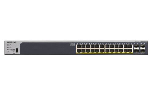 Netgear 24 Port Gigabit PoE Smart Switch with 4xSFP 8NEGS728TPP200 Buy online at Office 5Star or contact us Tel 01594 810081 for assistance