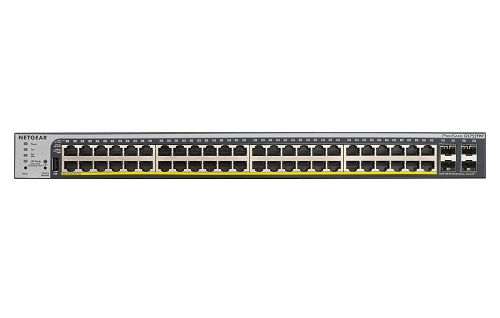 Netgear 48 Port Gigabit PoE Smart Switch with 4xSFP Ethernet Switches 8NEGS752TPP100