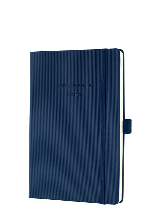 CONCEPTUM Week to View Hardcover 2019 Diary A5 Blue