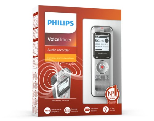 Philips DVT2050 8GB VoiceTracer Audio Recorder