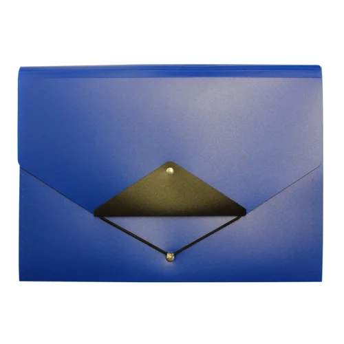 Expanding File 13 Pocket Triangle Flap Blue - EXPTFBL 27005CA Buy online at Office 5Star or contact us Tel 01594 810081 for assistance