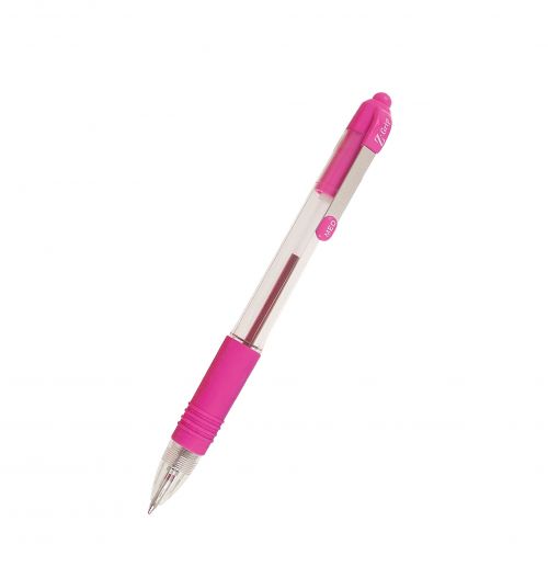 Zebra Z Grip 1.0mm Pen Pink PK12 Buy One Get One Free