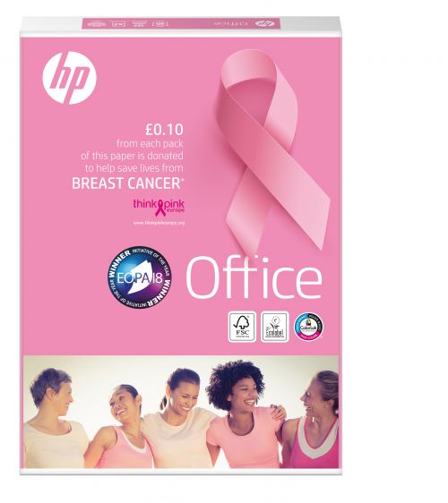 HP Office Pink Ream Paper A4 80gsm (Pack 10) CHPOP080X762 x 2