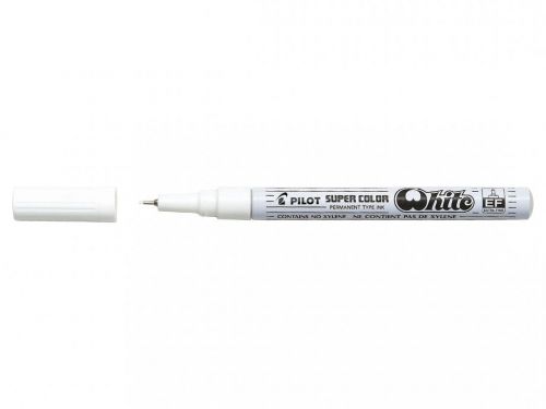 Pilot Super Color Extra Fine Paint Marker White PK12