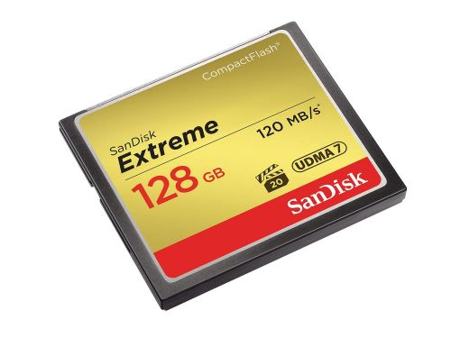 Sandisk 128GB Extreme Compact Flash Card Flash Memory Cards 8SDCFXSB128GG46