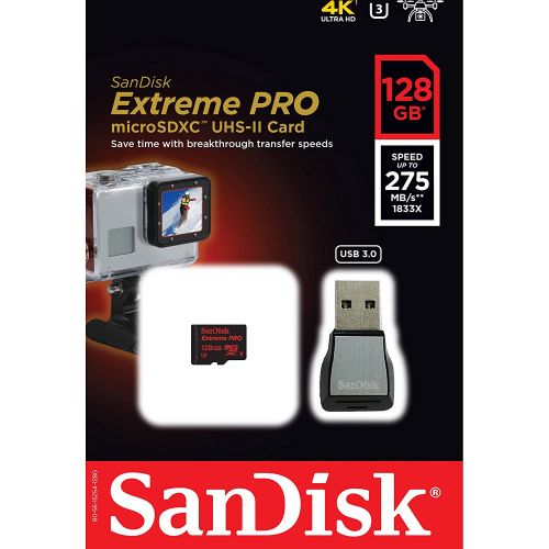 Sandisk Extreme Pro 128GB MicroSDXC Class 10