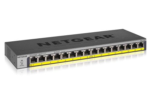 Netgear 16 Port PoE Gigabit Unmanaged Switch 8NEGS116PP100 Buy online at Office 5Star or contact us Tel 01594 810081 for assistance