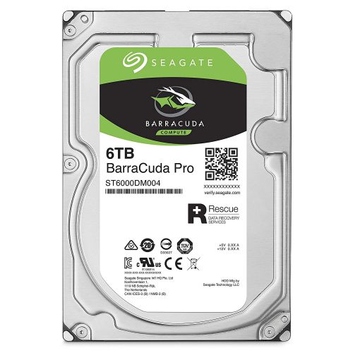 Seagate 6TB Internal BarraCuda Pro SATA 3.5 Hard Drive