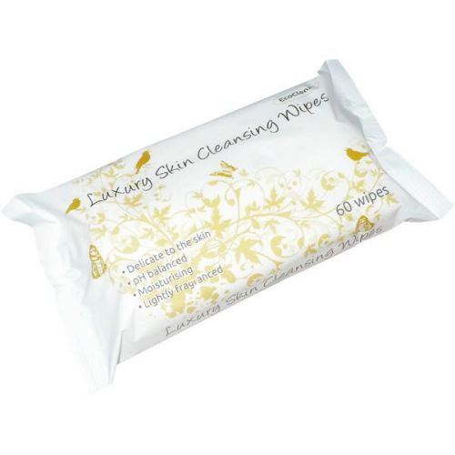 EcoClenz Luxury Skin Cleansing Wipes PK60