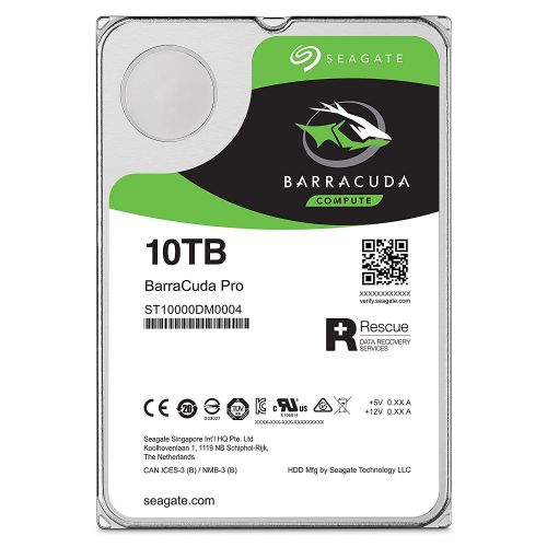 Seagate 10TB Internal BarraCuda Pro SATA 3.5 HDD