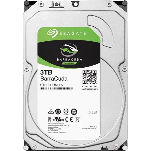 Seagate 3TB Internal BarraCuda SATA 3.5 HDD
