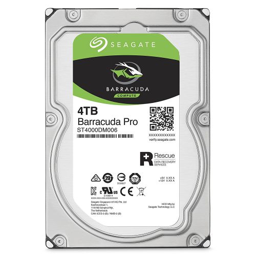 Seagate 4TB Internal BarraCuda Pro SATA 3.5 HDD
