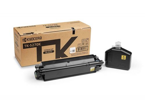 Kyocera TK5270K Black Toner Cartridge 6k pages - 1T02TV0NL0  KYTK5270K