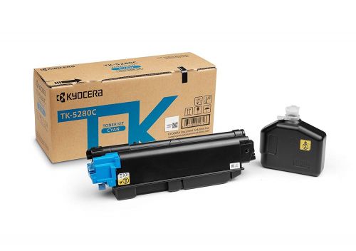 Kyocera TK5280C Cyan Toner Cartridge 11k pages - 1T02TWCNL0 Kyocera
