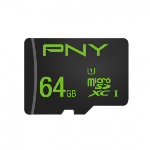 PNY High Performance (64GB) MicroSDHXC Card with SD Adaptor