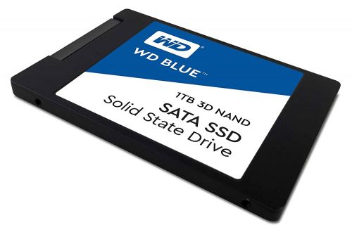 The WD Blue™ 3D NAND SATA SSD utilizes Western Digital 3D NAND technology for capacities up to 2TB with enhanced reliability. Featuring an active power draw up to 25% lower than previous generations of WD Blue SSDs, you’re able to work longer before recharging your laptop, while sequential read speeds up to 560MB/s and sequential write speeds up to 530MB/s give the speed you want for your most demanding computing applications. Combined with the free, downloadable WD SSD Dashboard software and a 5-year limited warranty, you can confidently upgrade your system to the WD Blue 3D NAND SATA SSD.