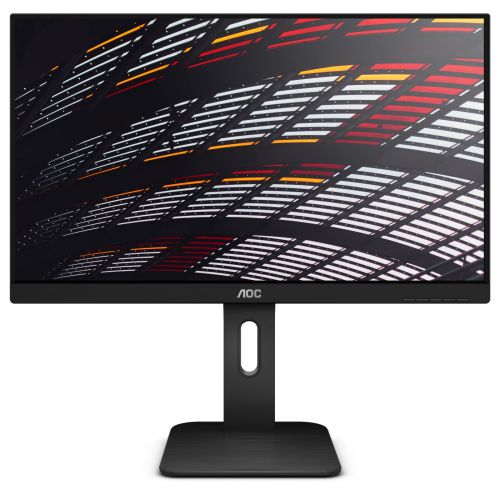 8AO24P1 | Sleek and elegant thanks to 3-sides borderless design, achieved thanks to the newest IPS panel in FHD (1920x1080px) resolution. Includes full range of display inputs (VGA, DVI, HDMI, DisplayPort), built-in speakers and improved ergonomic stand with 150 mm height adjustment.