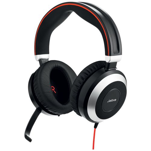 Jabra Evolve 80 MS Stereo Noise Cancelling Headset