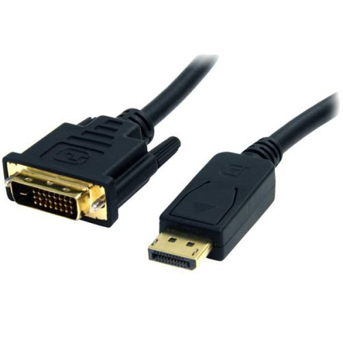 StarTech.com 6ft DisplayPort to DVI Cable 8STDP2DVI2MM6 Buy online at Office 5Star or contact us Tel 01594 810081 for assistance