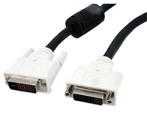 Extend the connection distance between your DVI-D digital devices by 2 metres.The DVIDDMF2M 2m DVI-D Dual Link Extension Cable allows you to extend the connection between your desktop workstation and DVI monitor, or your laptop and projector by up to 2-metres.The dual link cable supports resolutions of up to 2560x1600 and transmission rates of up to 9.9 Gbits/sec, and is fully compliant with DVI DDWG standards.This durable DVI male to female cable is designed to provide a high quality digital video experience, and is backed by StarTech.com's lifetime warranty.
