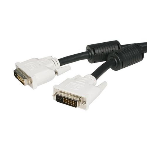 Provides a high-speed, crystal-clear connection to your DVI digital devices.The DVIDDMM3M 3m DVI-D Dual Link cable features 2 male DVI (25-pin) connectors and provides a reliable, purely digital connection between your desktop or laptop computer and a DVI-D monitor or projector.The 3m DVI-D digital monitor cable supports resolutions of up to 2560x1600 and transmission rates of up to 9.9 Gbits/sec and is fully compliant with DVI DDWG standards.Designed and constructed for maximum durability, this high quality digital video cable is backed by StarTech.com's Lifetime Warranty.